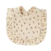 Style coréen bébé alimentation bave bavoir à volants Floral nourrissons salive serviette coton gaze burp tissu pour nouveau-né bambin enfants bavoirs nouveau