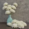 Fleurs décoratives 2 pcs/lot Simulation pivoine fleur colorée à la main fausse belle décoration pour salon boutique réunion