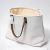 2023 Triomphe Canvas 7 kolorów torba Raffias luksusowy projektant damski kwadratowa torebka TOTE Cross Body Lady ramię na plażowe torby na plażę miękkie sprzęgło lniane bagaż męskie torby zakupowe