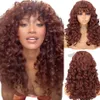 Ladies' 15 Inch Small Curl Synthetic High-Temperature Silk Rose Net Wig Various Styles Available Stylish and Comfortabl