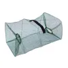 Fishing Accessories Foldable Cage Net Fish Carp Bait Shrimp Basket Crayfish Lobsters Catcher Tank Trap Mesh Network 230606