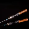 Spinning Rods UltraLight Fishing Rod Carbon Fiber SpinningCasting Lure Pole Bait WT 159g Line 36LB Wood Handle Fast Trout 230605