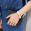 Stainless Steel Gold Bangle Bracelets Women Luxury Designer Double Layer Structure Letter Jewelry Gift Bangles Mens Bracelet304G