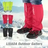 Kol bacak ısıtıcılar 2 çift su geçirmez kar bacak yürüyüşçü yürüyüş bot legging ayakkabıları sıcak yılan ayakkabı kapağı turist açık kamp trekking tırmanma 230606