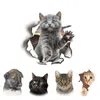 Cute Cats Dog 3D Wall Sticker per soggiorno Camera dei bambini Decorazione domestica Decalcomanie artistiche Murale Adesivi per cuccioli di gattino Carta da parati