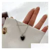 Pendant Necklaces Modern Jewelry Heart 2021 Design Vintage Temperament Chain Necklace For Women Gifts Drop Delivery Pendants Dhehv