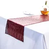 Table Cloth Square Sequin Tablecloth 11.8''X 70.9'' Glitter Fabric Shiny Cover For Birthday Wedding