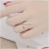 Bandringe Edelstahl vergoldet Ring Einstellbare Mtilayer Knuckle Für Frauen Mode Edlen Schmuck Geschenk Drop Lieferung Dhirf