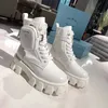 2023 Designer Boots Mężczyźni Kobiety Rois Kid Martin Boot Wojskowe inspirowane bojownicy skórzane nylonowe nylonowe porywacze Buty Buty Rozmiar 35-45