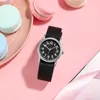 Children's watches Easy to Read Kids Watch Slip-Thru Fabric Strap Japan Movement Silver Tone Case 28MM 230606