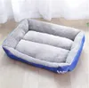 Yeni 6 renk büyük evcil kedi köpek yatağı sıcak rahat köpek evi yumuşak polar yuva sepetleri mat su geçirmez köpek kulübesi çiğneme prova köpek yatağı