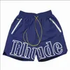 Summer Swim Short Men Limited Rhude Shorts Długość kolan Hip High Street Sports Sport