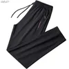 Summer Breattable Mesh Black Sweatpants Men joggar Sportwear Baggy Trousers Male Casual Track Pants 7xl 8xl 9xl L230520