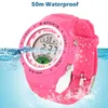 Zegarki dziecięce Uthai Ce02 dla dzieci zegarek dla dzieci elektroniczny kwarcowy zegarek dla chłopca 50m Waterproof Student Sports zegarki