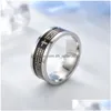 Band Rings Embossment Bible Jesus Cross Ring Finger Stainless Steel Fashion Jewelry For Men Women Gift Will And Sandy Drop Delivery Dhfyn