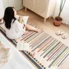 Tapis nordique Boho tapis coton lin tapis pour chambre salon tapis de sol tapis de chevet paillasson Durable grande taille