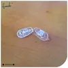 Estojos para óculos de sol Lymouko 10PairsLot Transparent Silicone Airbag Soft Nose Pads On Glasses Confortável AntiSlip for Embedding Pad 230605