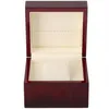 Lack Glossy Single Tood Watch Box Size 13x11x8cm Print LOGO FÖR PROMOTION Event Clamshell trälåda China Box hela PAC2593