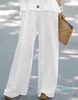 Pantaloni a due pezzi da donna Gilet a costine ricamato e set di vendita Moda Casual Primavera / estate