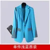 Women's Two Piece Pants Fashion Korean Design Ladies Business Pant Suit Black Blue Fruit Green Women 2 Coat Blazer Set Jackets And Feet