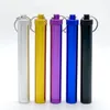 Colorful Aluminium Alloy Smoking Dry Herb Tobacco Preroll Rolling Roller Storage Tube Bottle Portable Seal Waterproof Stash Case Cigarette Cigar Holder