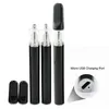 C11C Disposable Vape Pen Oil Vaporizer 0.3ml 0.5ml 280mAh Bottom USB Rechargeable Ceramic Coil Press-In Tips Bud O Pens Empty Pod Device