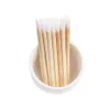 Pinceaux 500 pièces outils de maquillage pour les lèvres en bois jetable pinceau à lèvres en bambou Mini pinceaux applicateurs outils de maquillage cosmétique accessoires