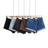 Damesshorts Curled Ultra Short Dames Jeans Met Bontrand En Liefdesversiering Pittig Liefje Zomer Sexy 2023