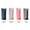 Storage Bottles Grocery Plastic Bag Holder Box Garbage PP Punch Free Home Office Multifunctional Wall Mount Dispenser Kitchen Bathroom