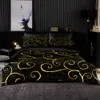 Sängkläder sätter klassisk sängkläder set duvet omslag 228x228 med örngott lyxkrona mönster 180x210 quilt cover full drottning super king size 230605