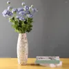 Decorative Flowers Artificial Silk Persian Buttercup Asian Ranunculus Celery Flower 5 Pcs For Arrangement Home Decor(Blue)