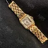 Other Watches Womens movement watch tank automatic watches noble 50 meters waterproof square quartz designer watch small diamond bezel wrist ornaments J230606
