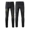 Mens Jeans Designer Distressed Ripped Skinny Cowboy Pant Rock Revival Droite Slim Élastique Denim Fit Moto Pantalon À La Mode Rue