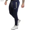 Autumn Winter Pants Men Sweatpant Jogger Casual Sweat Pants Zipper Packets 3XL L230520