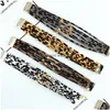 Bracelets porte-bonheur en cuir léopard pour femmes 2022 bracelets de mode élégant Mtilayer large Bracelet enveloppant bijoux livraison directe Dhssk