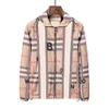 2023 Multi Style Classic Plaid Mens Hooded Jacket Designer Jacket Men Fashion Casual Windbreaker Spring Summer Coat Size M-XXXL