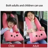 Stroller Parts Accessories Accessories Baby Safety Strap Cartoon Car Sefety Seat Car Seat Belts Pillow Protect Child soft Shoulder Safe Fit Seat Belt 230605