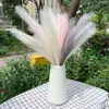 Decoratieve Bloemen Kunstmatige Pampas Gras Grijs/Wit/Roze Gedroogd Riet Boeket Nep Plant Voor Kerst Home Decor Bruiloft Bos