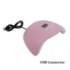 Nail Dryers Dryer Machine Portable USB Cable Home Use Lamp For Drying Curing Nails Varnish with 18pcs Beads UV LED 230606