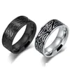 Band Rings Celtic Steel Rostfri Triangar Knot Retro Ring Hip Hop Mens Fashion Jewelry Gift Drop Delivery Dhrma