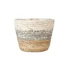 Planters POTS RATTAN WOVED BASKA GRANS PLANTER CASHTER CONTAINERS Flowerpot Poted Plants Blomkrukor 4 Storlekar för inomhus utomhus 230606