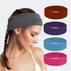 Yoga hårband Sommarsport Yoga pannband för kvinnor Enkla justerbara män som kör absorberar svett elastiska hårband Soild pannband grossist 230605