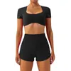 Active Set Gym Running Fashion Speed ​​Dry Sports Yoga Suit for Women Two Piece Set