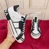 Top Brand Women Casual Shoes Leather Lace-Up Sneaker Fashion Running Trainers Letters Woman Shoes Flat Printed Gym Sneakers2023