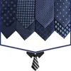 Pajaritas Moda Azul Púrpura Rojo Corbata Hombres Negocios Formal Boda Corbata Raya Floral Cuello Puntos Camisa Vestido Accesorios