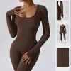 مجموعات نشطة Gym Phemsuit Women One Piece Sport Set Suit for Litness Seamless Yoga Workout Clothes Gootsuit Sportswear