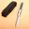 Micro D2 Blade Kinfe Aluminium Carbon fibre handle Hiking Tactical Combat BM940-1 810 810K knives