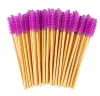 Nouveau bonne qualité jetable 150 Pcslots cils cils maquillage brosse Mini Mascara baguettes brosse cils outil d'extension