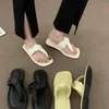 Pantofole Moda Donna Infradito Comodi Sandali Estivi Casual Solidi Indoor Outdoor Flats Beach Slides Shoes