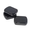 Wholesale Small Size Hinge Tin Box Square Tin Silver Tin Gift Box Sealing Plain Tin Box 58x45x15mm